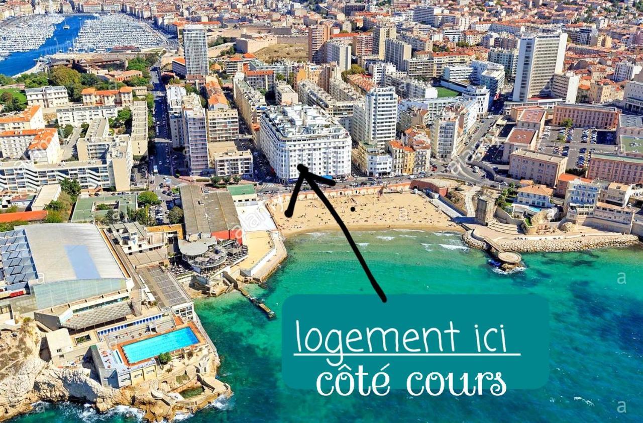 Studio Design Plage Des Catalans Marsilia Exterior foto